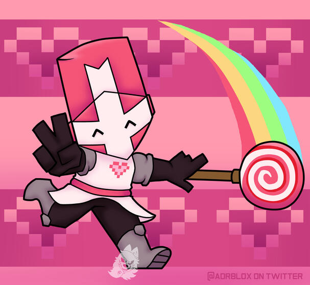 pink knight from castle crashers